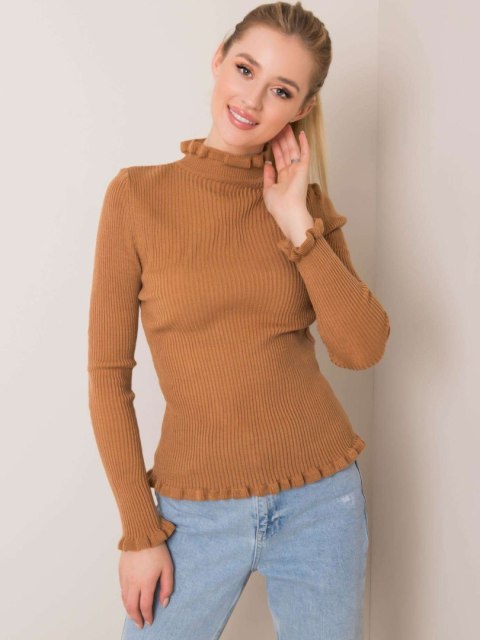 Sweter 179-SW-17835.20 jasny brązowy Sweter 179-SW-17835.20 jasny brązowy