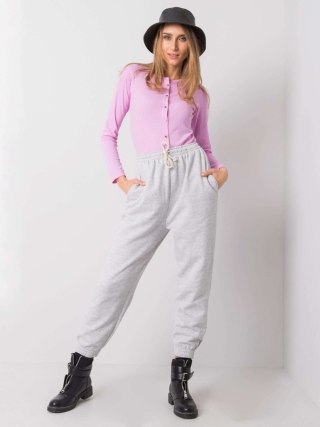 Spodnie dresowe TW-DR-G-080.17 jasny szary 2XL
