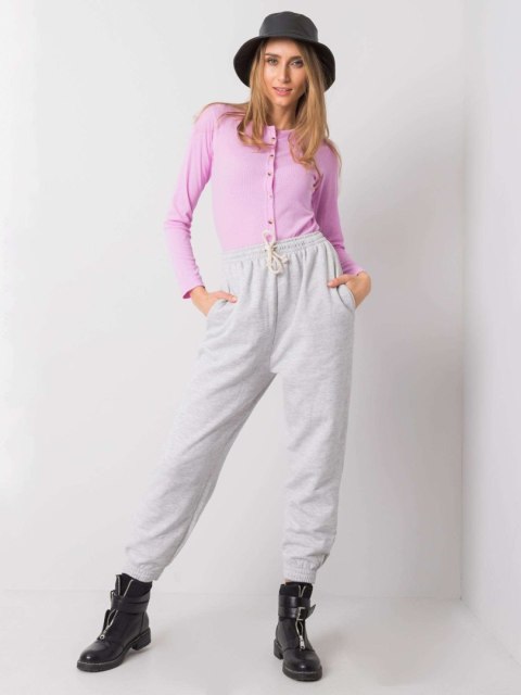 Spodnie dresowe TW-DR-G-080.17 jasny szary S Spodnie dresowe TW-DR-G-080.17 jasny szary S