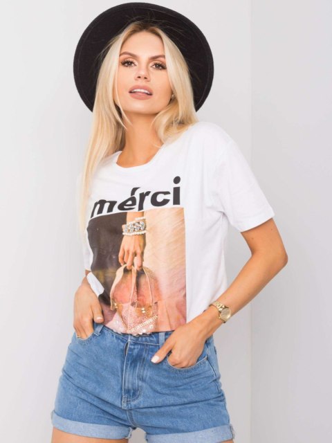T-shirt HB-TS-3024.40P biały S