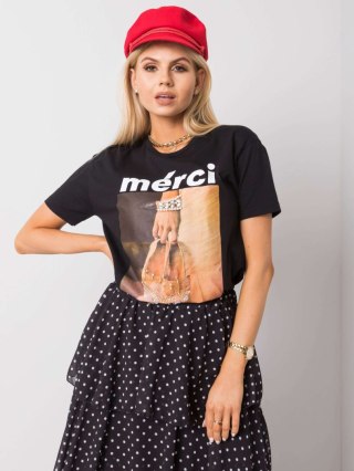 T-shirt HB-TS-3024.40P czarny M