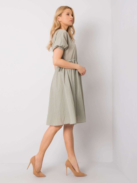 Sukienka 217-SK-25663.03 khaki M Sukienka 217-SK-25663.03 khaki M