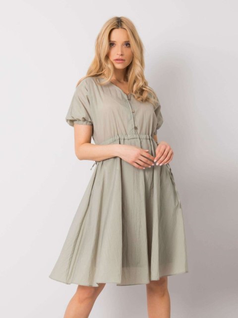 Sukienka 217-SK-25663.03 khaki M Sukienka 217-SK-25663.03 khaki M