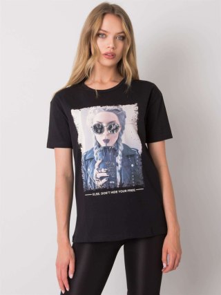 T-shirt HB-TS-3053.69P czarny M