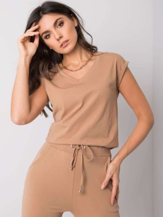 T-shirt RV-TS-6108.04 camelowy M