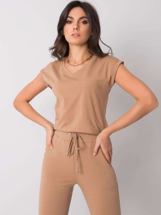 T-shirt RV-TS-6108.04 camelowy M