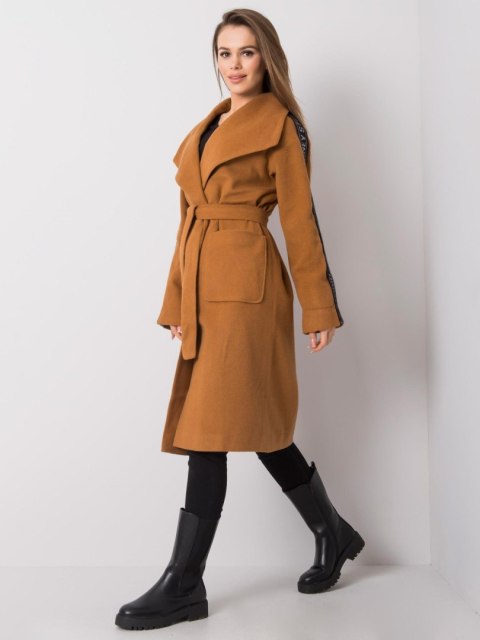 Płaszcz LK-PL-508316.95P jasny brązowy 38 Płaszcz LK-PL-508316.95P jasny brązowy 38