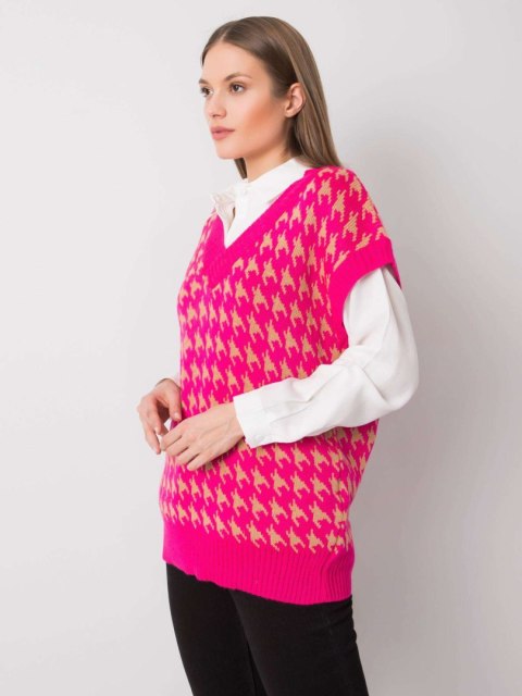 Sweter 269-SW-16500.37 fluo różowy Sweter 269-SW-16500.37 fluo różowy