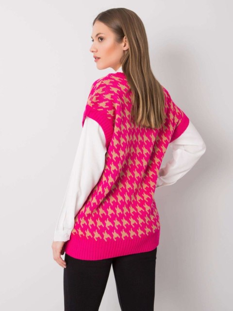 Sweter 269-SW-16500.37 fluo różowy Sweter 269-SW-16500.37 fluo różowy