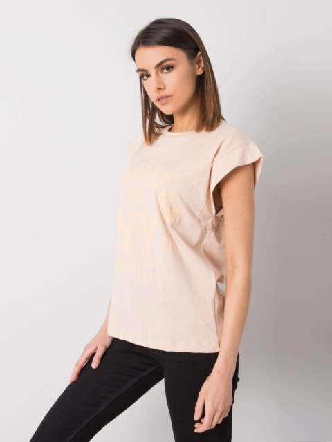 T-shirt 157-TS-4163.72P brzoskwiniowy M T-shirt 157-TS-4163.72P brzoskwiniowy M