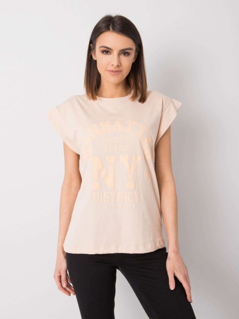 T-shirt 157-TS-4163.72P brzoskwiniowy M T-shirt 157-TS-4163.72P brzoskwiniowy M