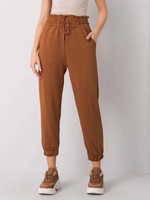 Spodnie dresowe 217-DR-25472.73 brązowy S Spodnie dresowe 217-DR-25472.73 brązowy S