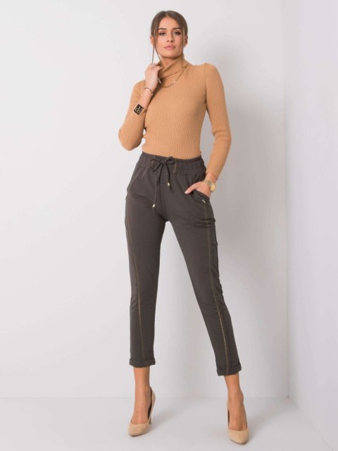 Spodnie dresowe RV-DR-6039.13 ciemny khaki L Spodnie dresowe RV-DR-6039.13 ciemny khaki L