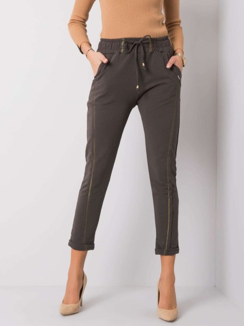 Spodnie dresowe RV-DR-6039.13 ciemny khaki L Spodnie dresowe RV-DR-6039.13 ciemny khaki L