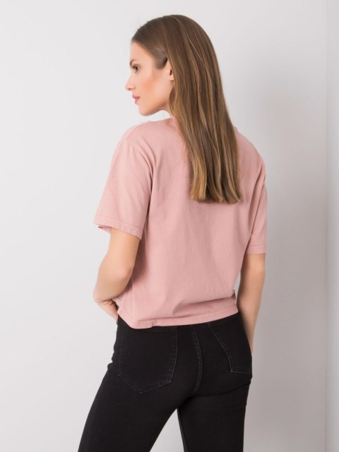 T-shirt 157-TS-0086.60P jasny różowy M