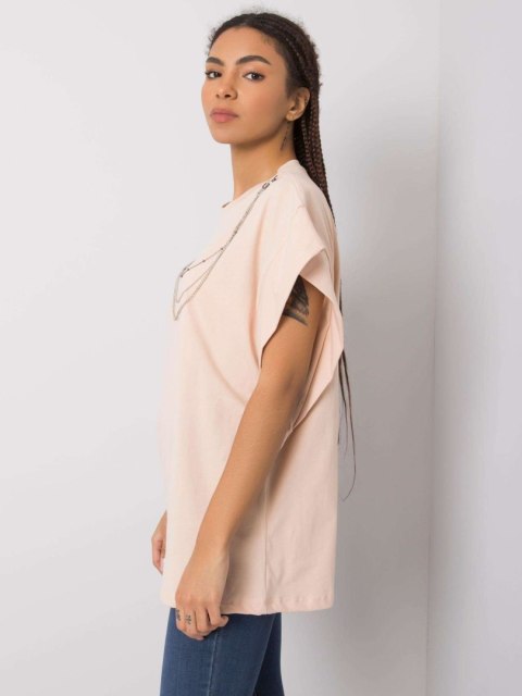 T-shirt 157-TS-4170.84 brzoskwiniowy L T-shirt 157-TS-4170.84 brzoskwiniowy L