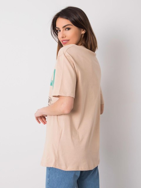 T-shirt 327-TS-6390.69 beżowy M T-shirt 327-TS-6390.69 beżowy M