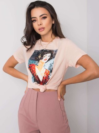 T-shirt PM-TS-SS21TX04.31 łososiowy M