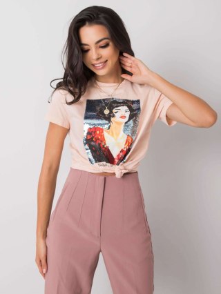 T-shirt PM-TS-SS21TX04.31 łososiowy M