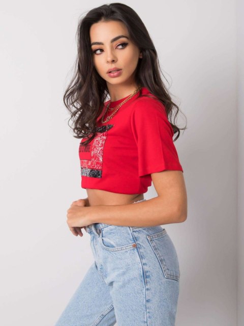 T-shirt PM-TS-SS21TX20.85P czerwony M T-shirt PM-TS-SS21TX20.85P czerwony M