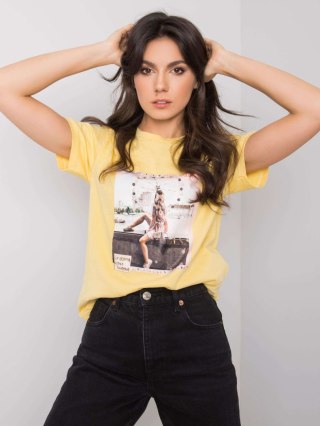 T-shirt PM-TS-SS21TX41.20 żółty M