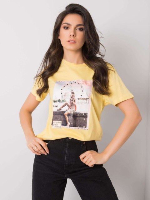T-shirt PM-TS-SS21TX41.20 żółty M