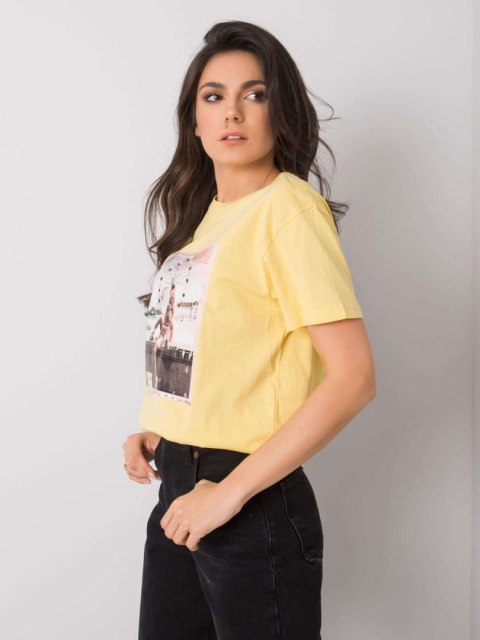 T-shirt PM-TS-SS21TX41.20 żółty M
