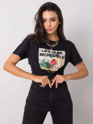 T-shirt PM-TS-SS21TX58.12 czarny L