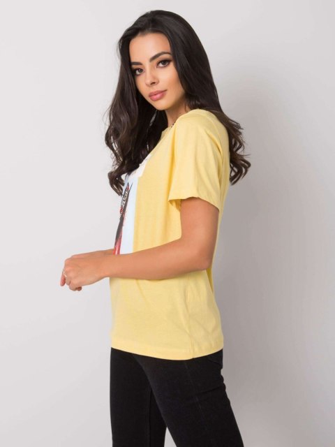 T-shirt PM-TS-SS21TX64.32 żółty M