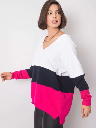 Bluza RV-BL-5972.07 biało-różowy L/XL