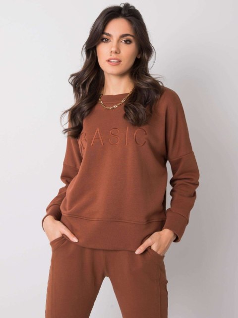 Bluza RV-BL-6080.19 ciemny brązowy S/M