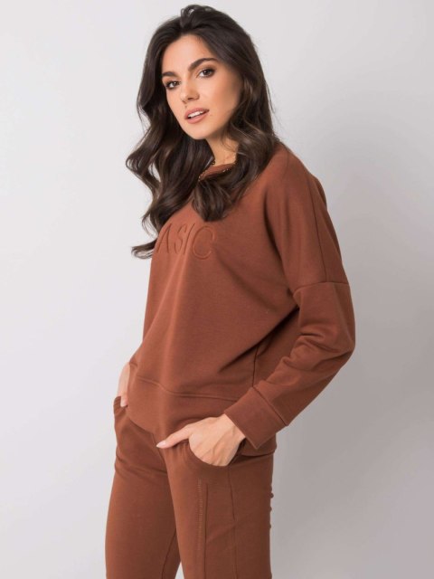 Bluza RV-BL-6080.19 ciemny brązowy S/M