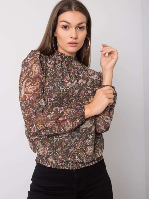 Bluzka D50039F11031A ciemny zielony M Bluzka D50039F11031A ciemny zielony M