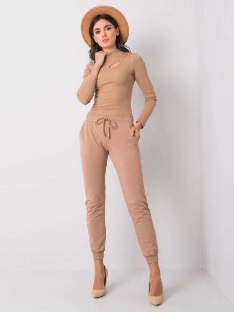 Spodnie dresowe RV-DR-5040.02X camelowy XS