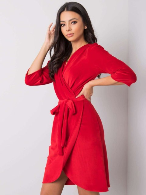 Sukienka LK-SK-508393.65 czerwony 40 Sukienka LK-SK-508393.65 czerwony 40