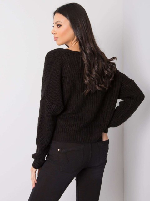 Sweter D93039F90760A czarny M/L Sweter D93039F90760A czarny M/L
