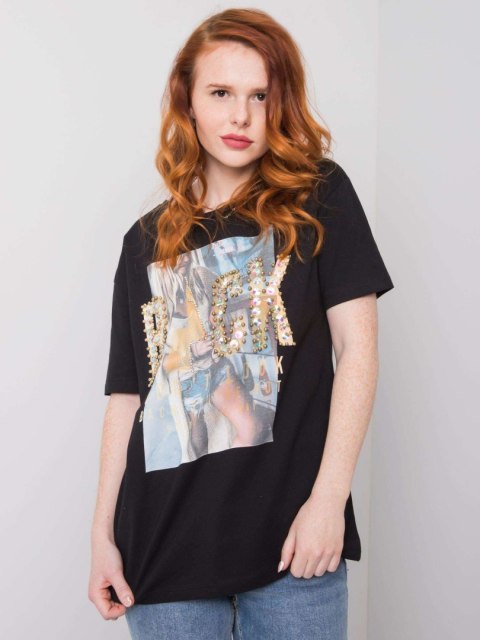 T-shirt HB-TS-3056.77P czarny S T-shirt HB-TS-3056.77P czarny S
