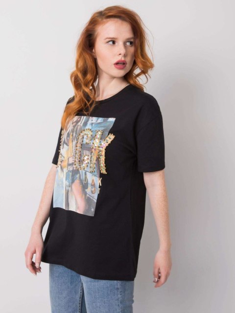 T-shirt HB-TS-3056.77P czarny S T-shirt HB-TS-3056.77P czarny S
