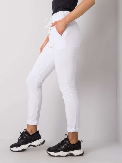 Spodnie dresowe RV-DR-3698.05X biały L