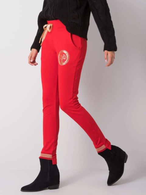 Spodnie dresowe RV-DR-5774.67 czerwony L Spodnie dresowe RV-DR-5774.67 czerwony L
