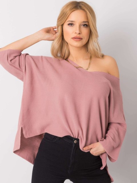 Sweter 269-SW-15515.02 ciemny różowy Sweter 269-SW-15515.02 ciemny różowy