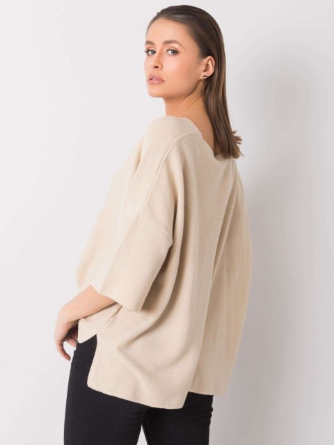 Sweter 269-SW-15515.03 jasny beżowy Sweter 269-SW-15515.03 jasny beżowy