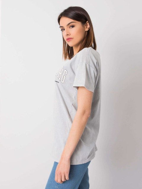 T-shirt 157-TS-4158.52P jasny szary S T-shirt 157-TS-4158.52P jasny szary S