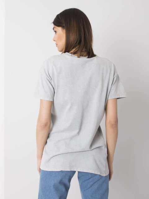 T-shirt 157-TS-4158.52P jasny szary S T-shirt 157-TS-4158.52P jasny szary S