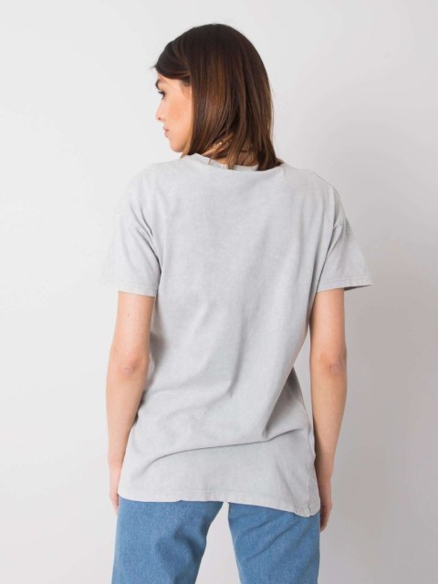 T-shirt 157-TS-4158.52P jasny szary S T-shirt 157-TS-4158.52P jasny szary S