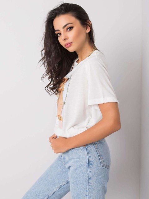 T-shirt PM-TS-SS21TX14.19 biały S T-shirt PM-TS-SS21TX14.19 biały S