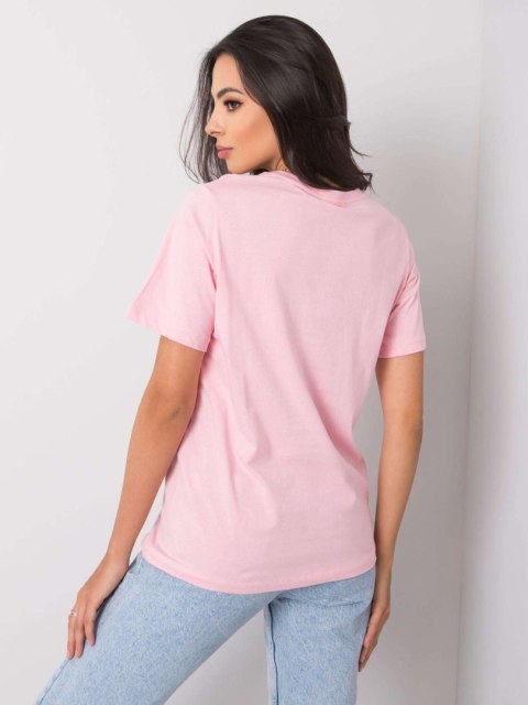 T-shirt PM-TS-SS21TX64.32 różowy S T-shirt PM-TS-SS21TX64.32 różowy S