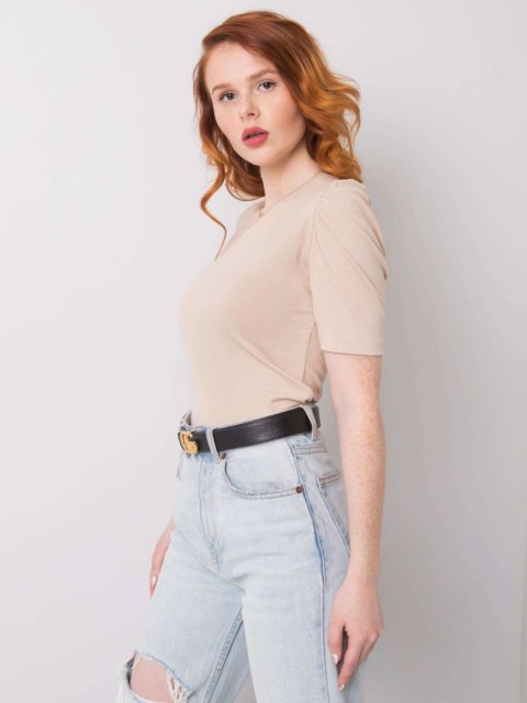 Bluzka 95-BZ-190101.21P jasny beżowy S