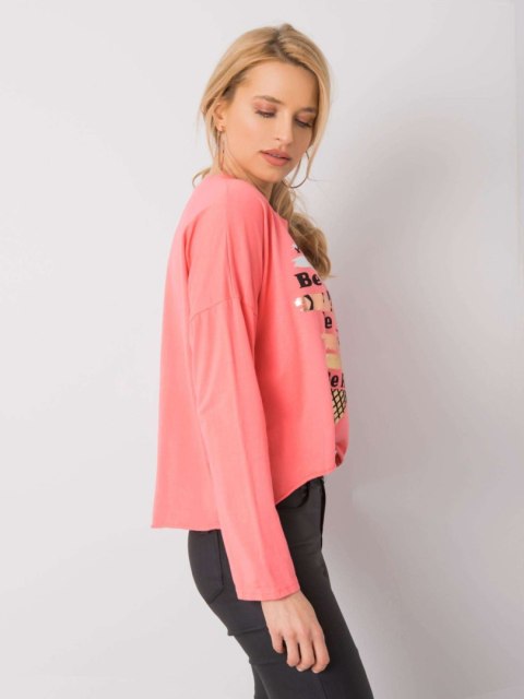 Bluzka DHJ-BZ-21103.06P koralowy Bluzka DHJ-BZ-21103.06P koralowy