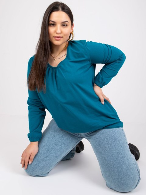 Bluzka RV-BZ-6332.53P morski 2XL